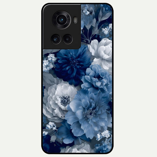  Royal Bloom Garden Glass Case For OnePlus 10R back cover – full design glossy printed glass finish
