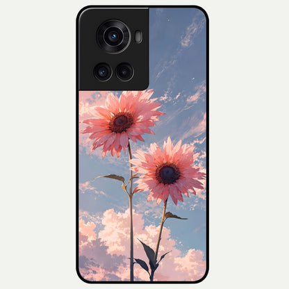  Sun Moon Balance Glass Case For OnePlus 10R back cover – full design glossy printed glass finish