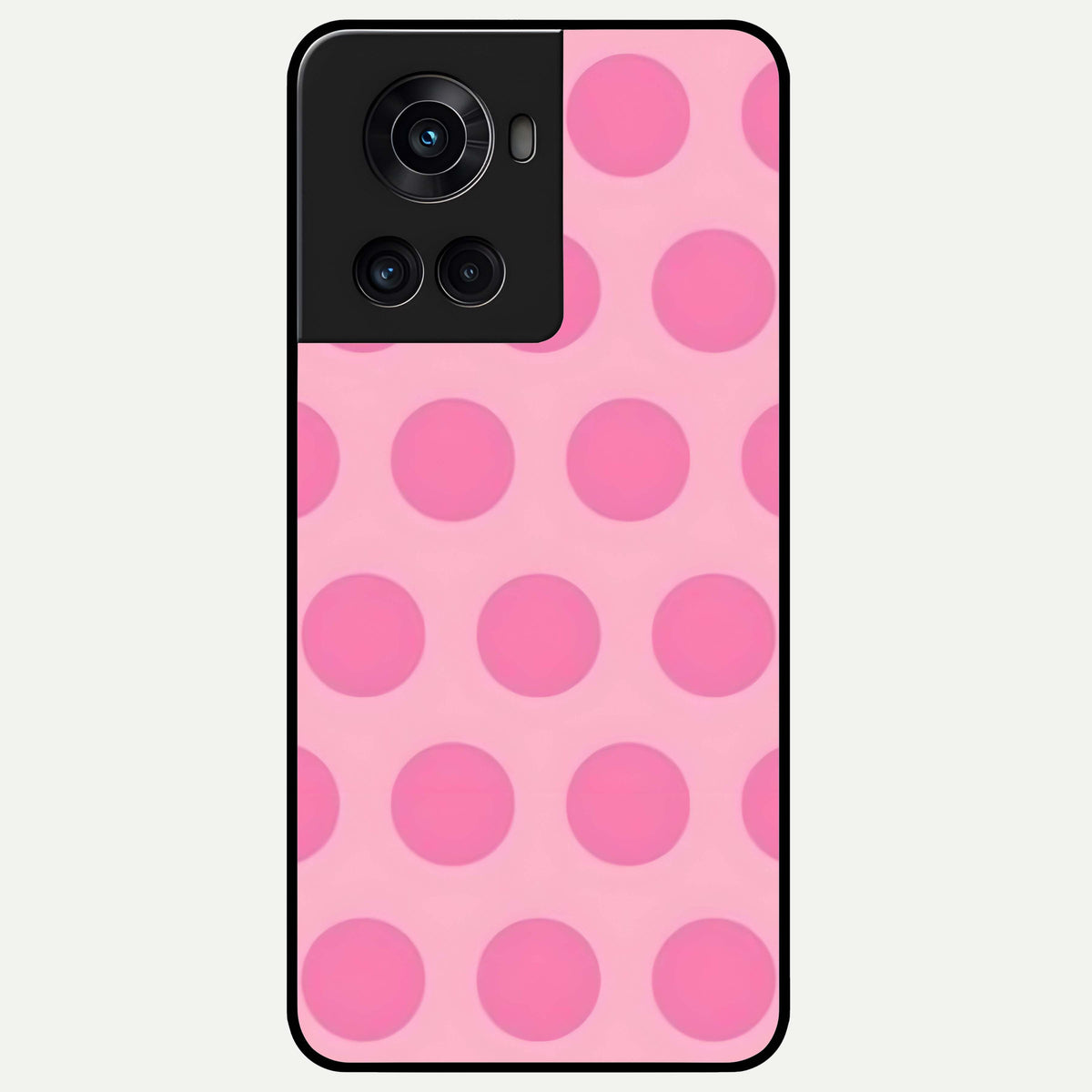  Sweet Dot Dreams Glass Case For OnePlus 10R back cover – full design glossy printed glass finish