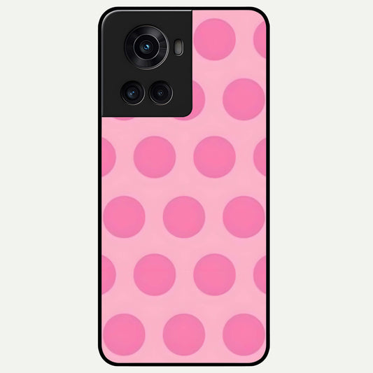  Sweet Dot Dreams Glass Case For OnePlus 10R back cover – full design glossy printed glass finish