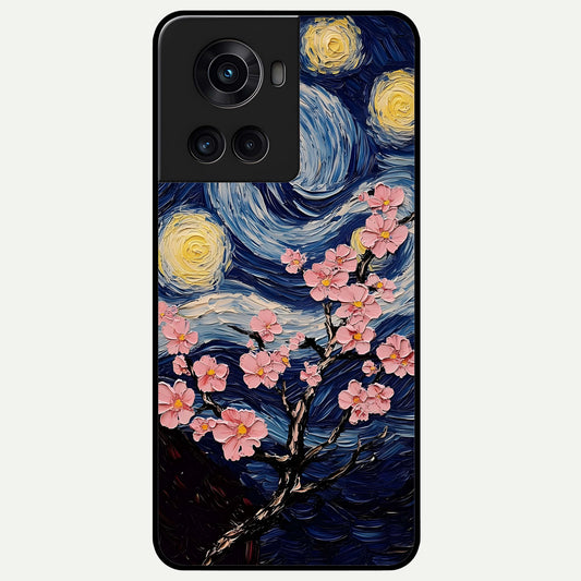  Van Gogh Scenery Glass Case For OnePlus 10R back cover – full design glossy printed glass finish