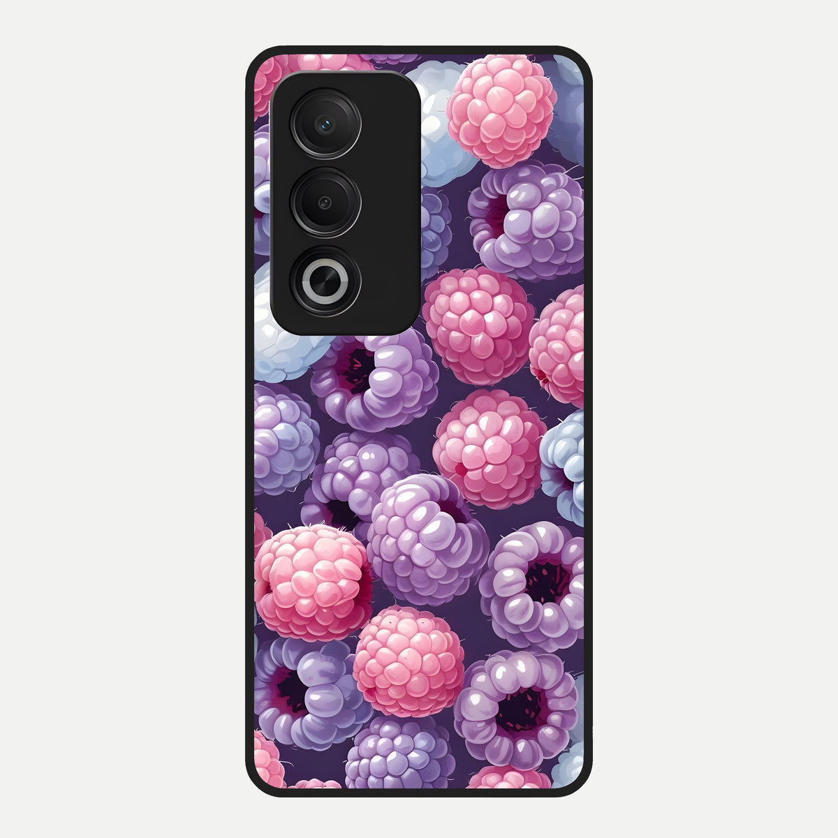  Berry Candy Pop Glass Case For Oppo A3 Pro 5G back cover – full design glossy printed glass finish