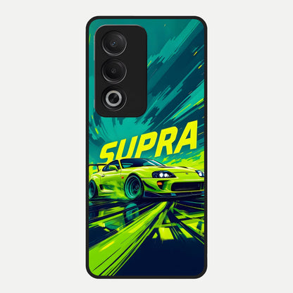  Electric Supra Thunder Glass Case For Oppo A3 Pro 5G back cover – full design glossy printed glass finish