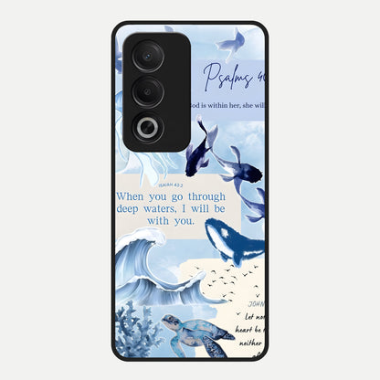  Faithful Ocean Promise Glass Case For Oppo A3 Pro 5G back cover – full design glossy printed glass finish