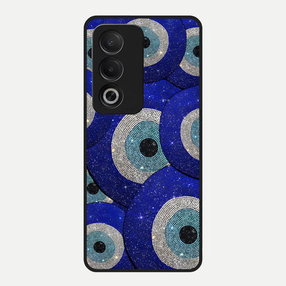  Galaxy Eye Flow Glass Case For Oppo A3 Pro 5G back cover – full design glossy printed glass finish