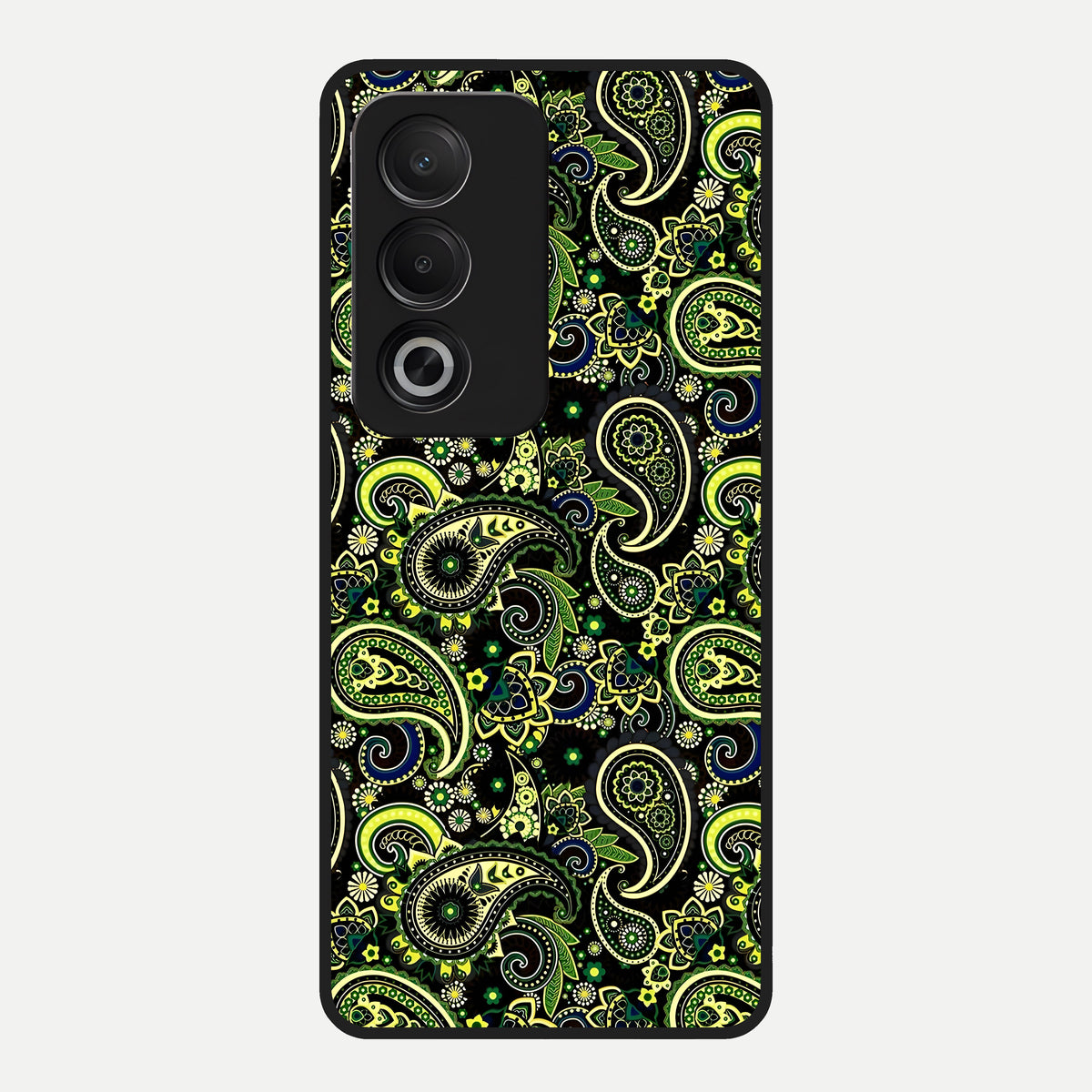  Green Lemon Glass Case For Oppo A3 Pro 5G back cover – full design glossy printed glass finish