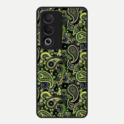  Green Lemon Glass Case For Oppo A3 Pro 5G back cover – full design glossy printed glass finish