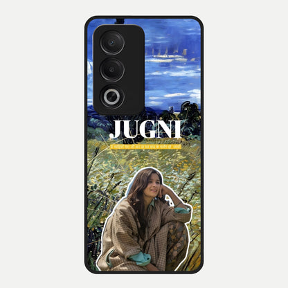  Jugni Soul Vibes Glass Case For Oppo A3 Pro 5G back cover – full design glossy printed glass finish