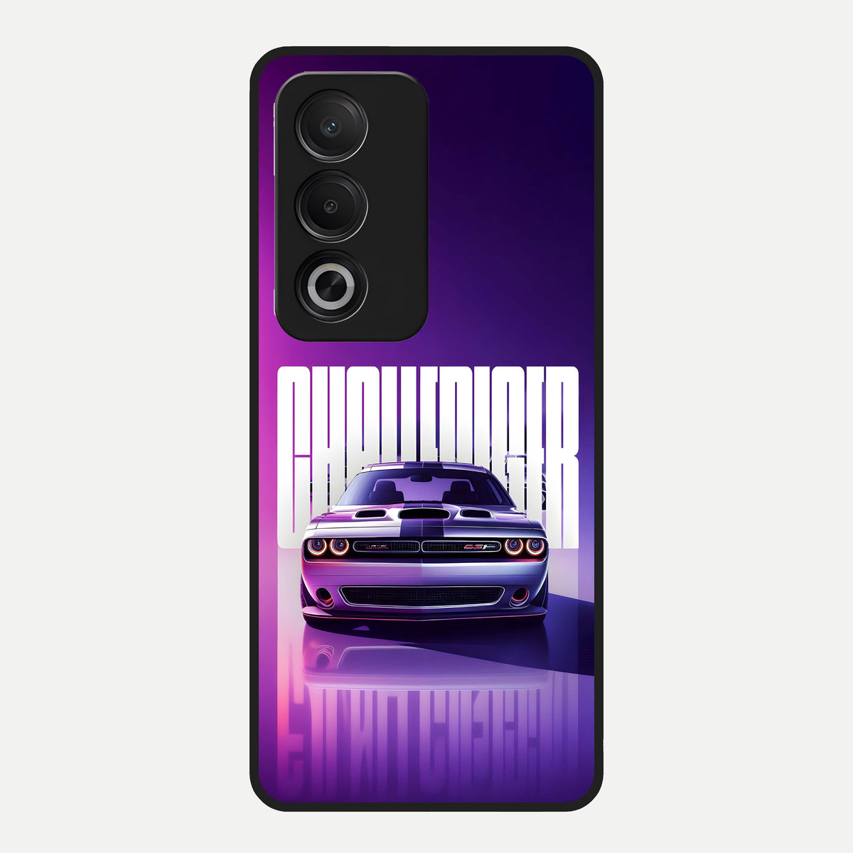  Midnight Muscle Ride Glass Case For Oppo A3 Pro 5G back cover – full design glossy printed glass finish