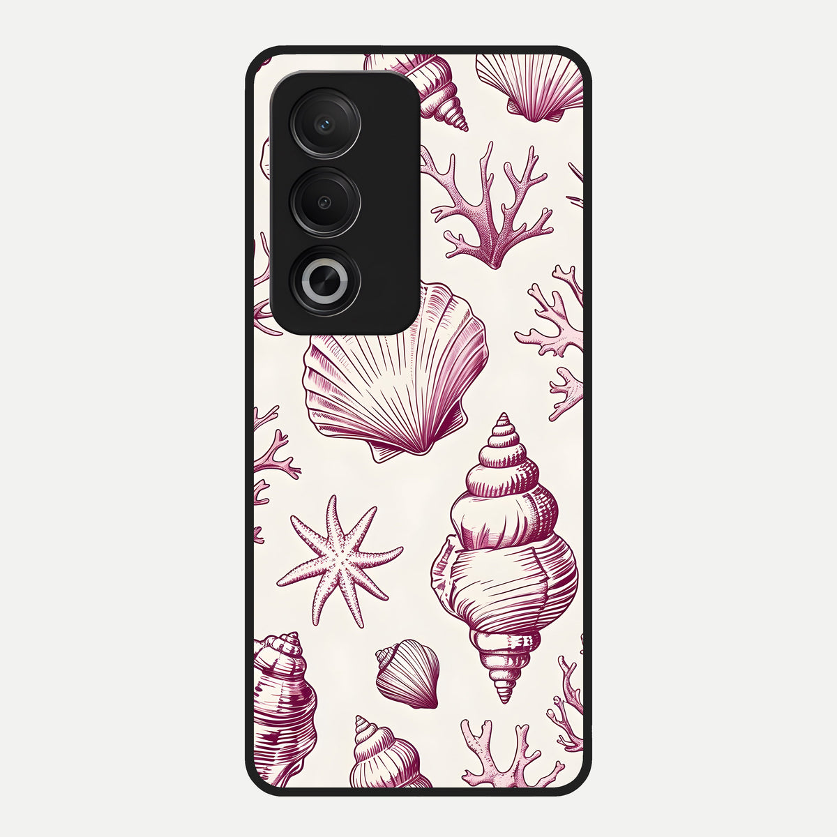  Pink Power Sparks Glass Case For Oppo A3 Pro 5G back cover – full design glossy printed glass finish