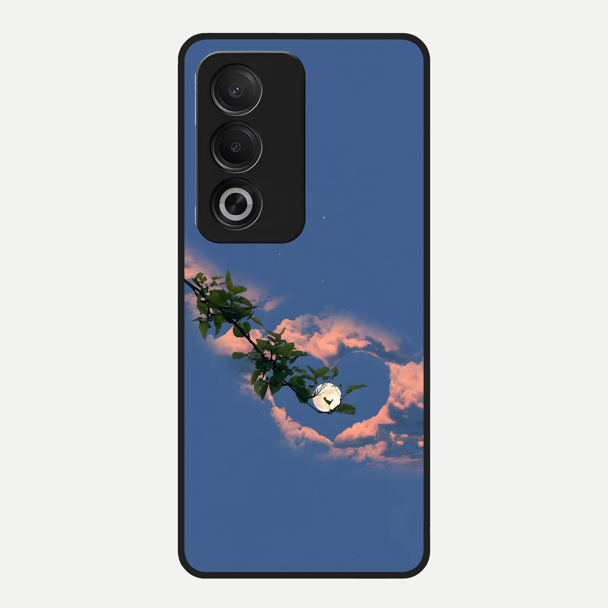  Sky Under Tree Glass Case For Oppo A3 Pro 5G back cover – full design glossy printed glass finish