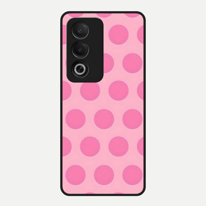  Sweet Dot Dreams Glass Case For Oppo A3 Pro 5G back cover – full design glossy printed glass finish