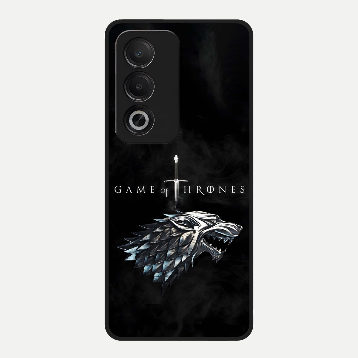  Throne Wolf Legacy Glass Case For Oppo A3 Pro 5G back cover – full design glossy printed glass finish
