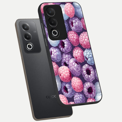 Berry Candy Pop phone case For Oppo A3 Pro 5G showing premium glass back cover with detailed artwork