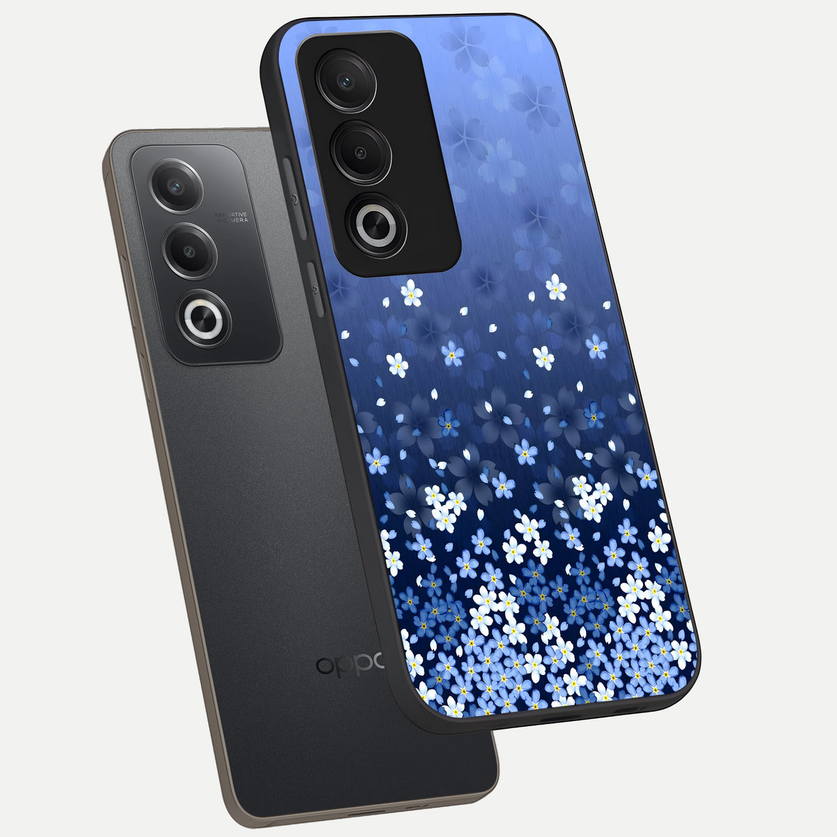 Blue Starry phone case For Oppo A3 Pro 5G showing premium glass back cover with detailed artwork