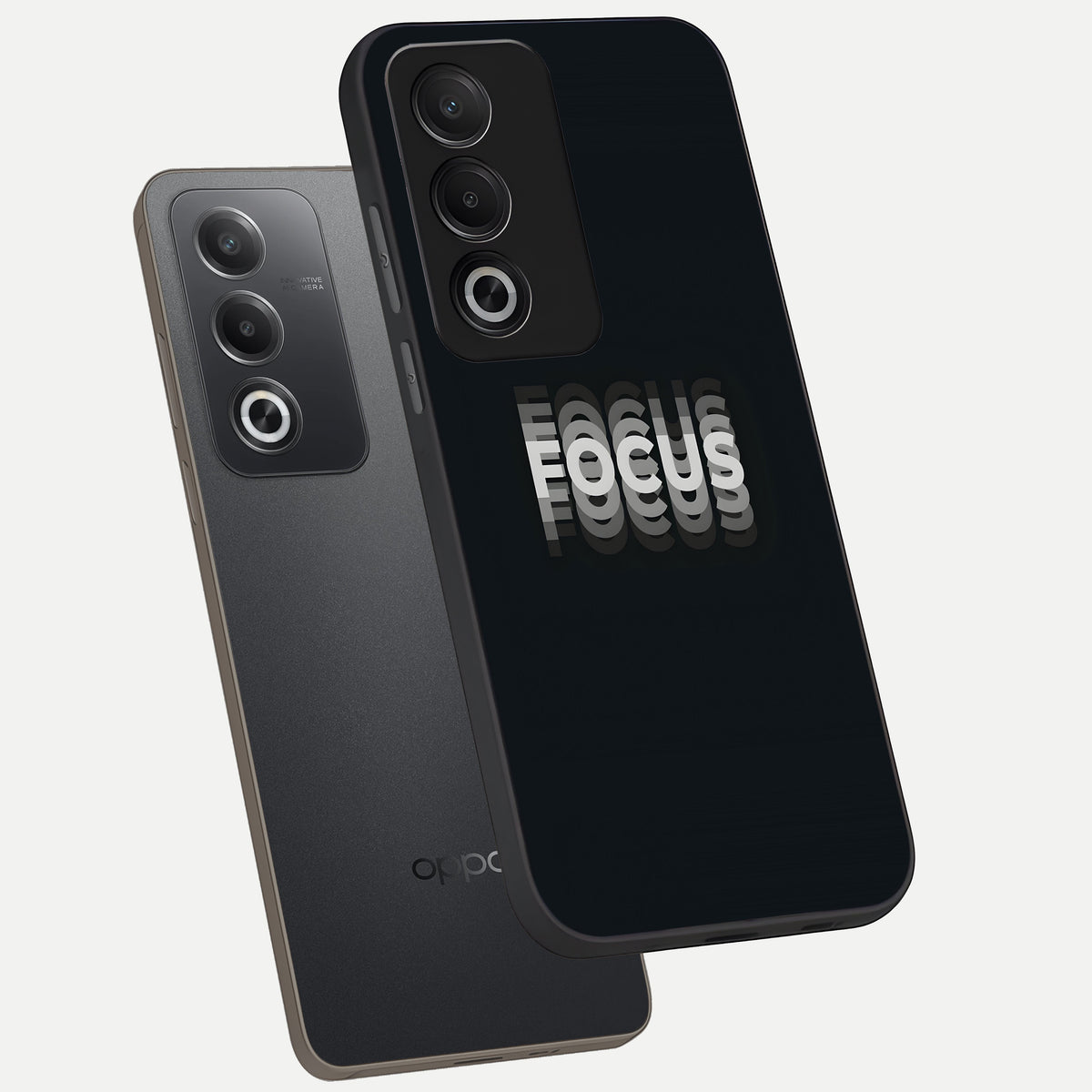  Mono Focus Vision phone case For Oppo A3 Pro 5G showing premium glass back cover with detailed artwork