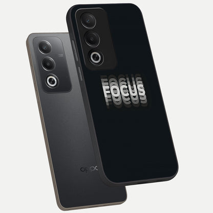  Mono Focus Vision phone case For Oppo A3 Pro 5G showing premium glass back cover with detailed artwork