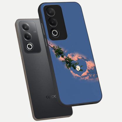  Sky Under Tree phone case For Oppo A3 Pro 5G showing premium glass back cover with detailed artwork