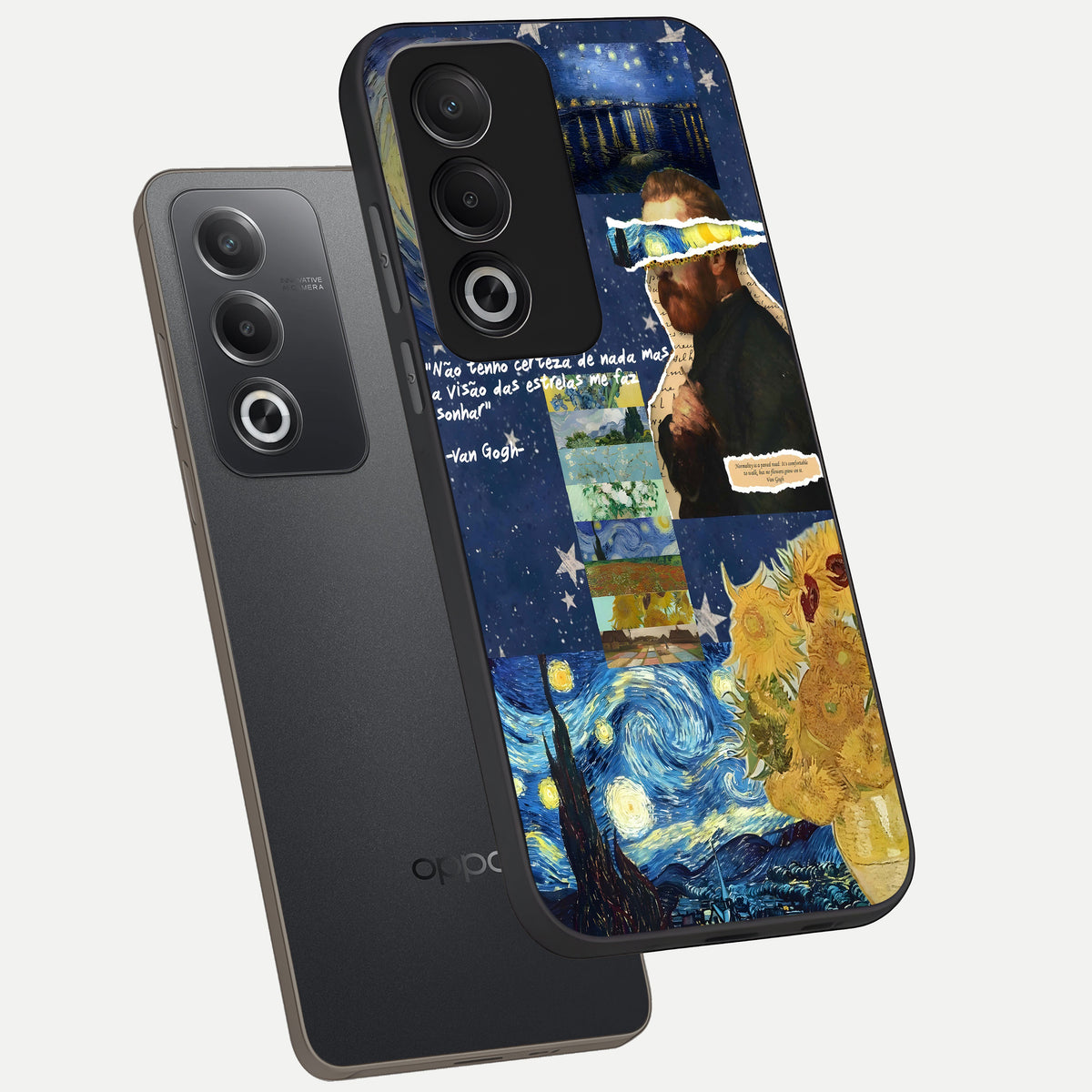  Starry Dream Vision phone case For Oppo A3 Pro 5G showing premium glass back cover with detailed artwork