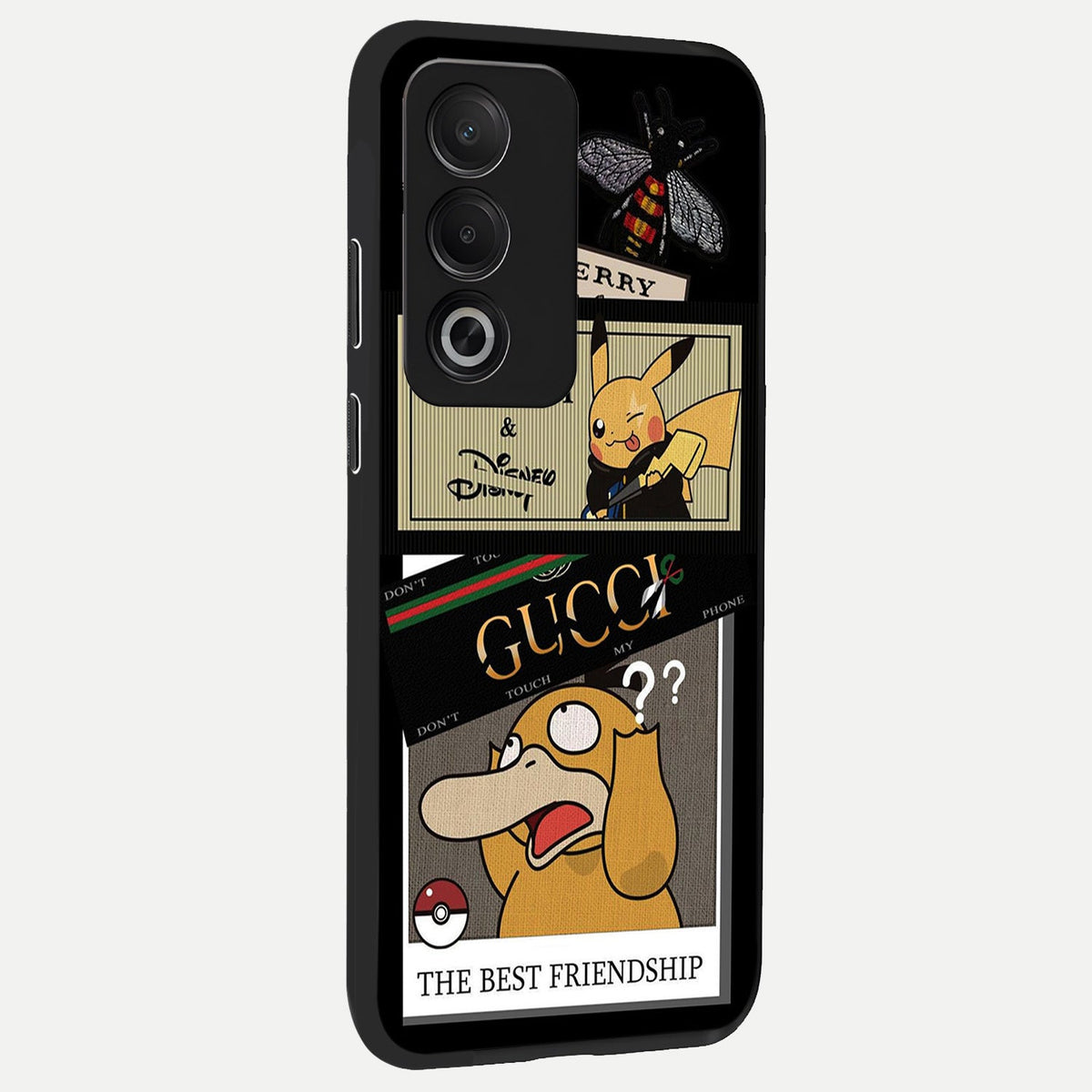  Cartoon Brand Play Mashup back cover For Oppo A3 Pro 5G slim fit glass case with vibrant aesthetic design