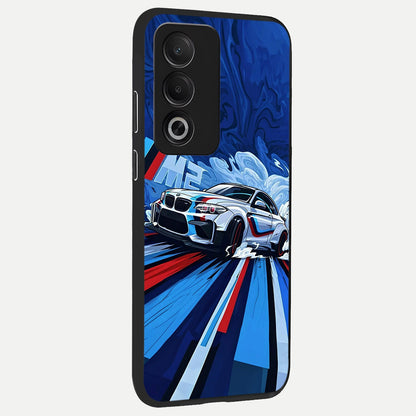 Drift Power Rush back cover For Oppo A3 Pro 5G slim fit glass case with vibrant aesthetic design