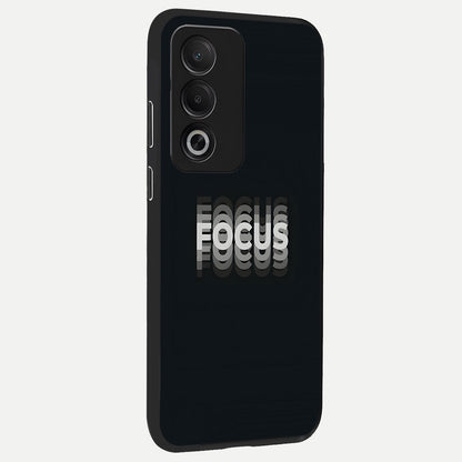  Mono Focus Vision back cover For Oppo A3 Pro 5G slim fit glass case with vibrant aesthetic design