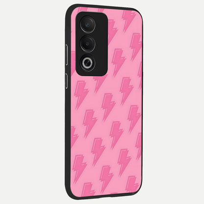  Pink Moo Magic back cover For Oppo A3 Pro 5G slim fit glass case with vibrant aesthetic design