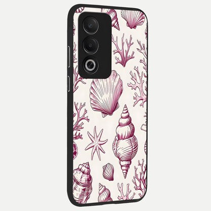  Pink Power Sparks back cover For Oppo A3 Pro 5G slim fit glass case with vibrant aesthetic design