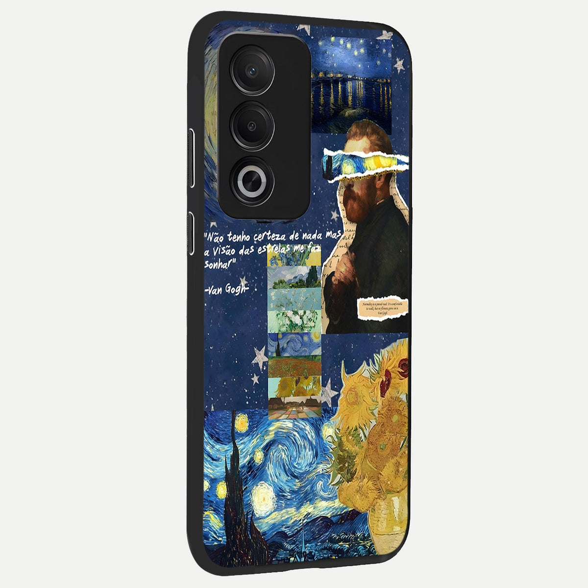  Starry Dream Vision back cover For Oppo A3 Pro 5G slim fit glass case with vibrant aesthetic design
