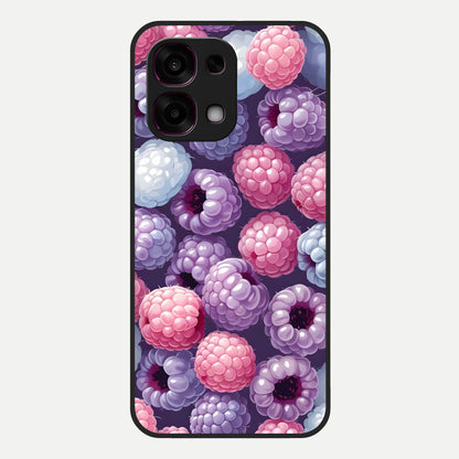  Berry Candy Pop Glass Case For Oppo F31 5G back cover – full design glossy printed glass finish