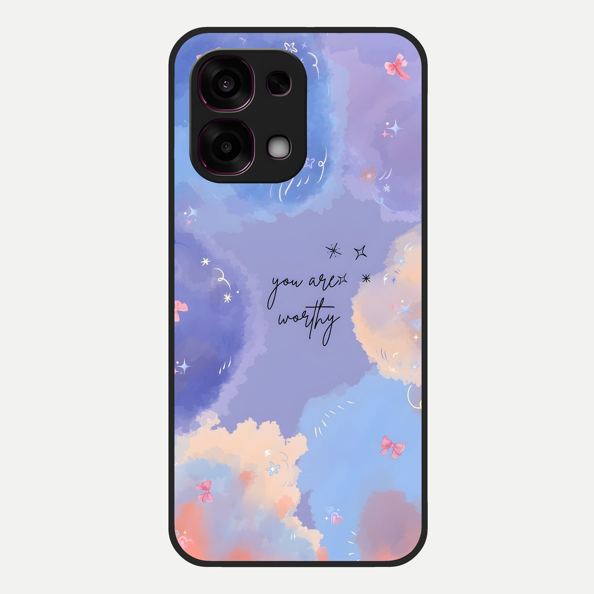  Celestial Cloud Magic Glass Case For Oppo F31 5G back cover – full design glossy printed glass finish