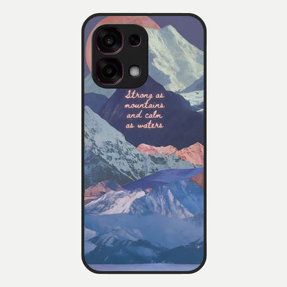  Celestial Mountain Calm Glass Case For Oppo F31 5G back cover – full design glossy printed glass finish