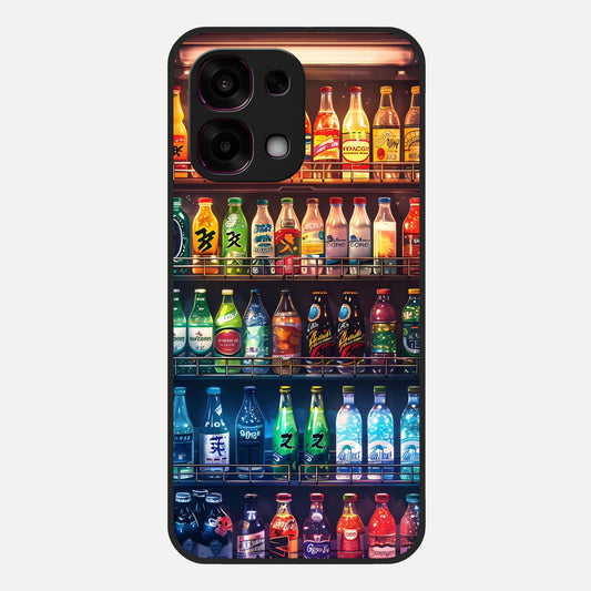  Colorfull Tree Glass Case For Oppo F31 5G back cover – full design glossy printed glass finish