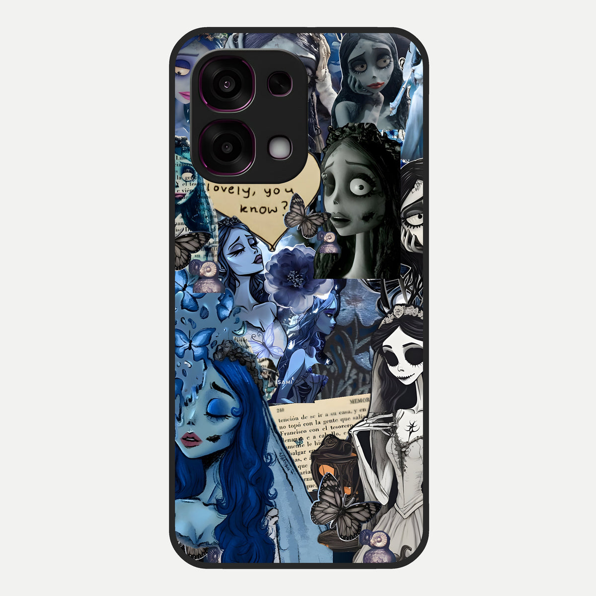  Corpse Bride Posters Glass Case For Oppo F31 5G back cover – full design glossy printed glass finish