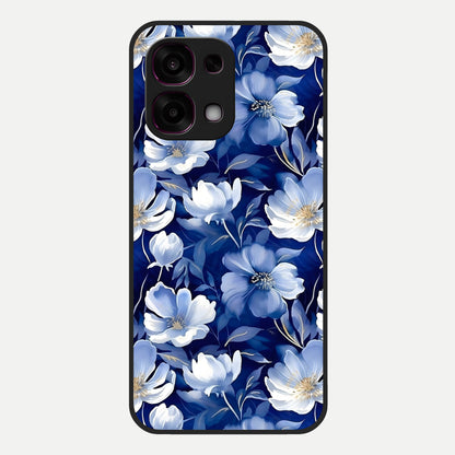  Cute Floral Patterns Glass Case For Oppo F31 5G back cover – full design glossy printed glass finish