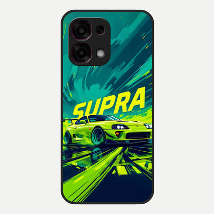  Electric Supra Thunder Glass Case For Oppo F31 5G back cover – full design glossy printed glass finish