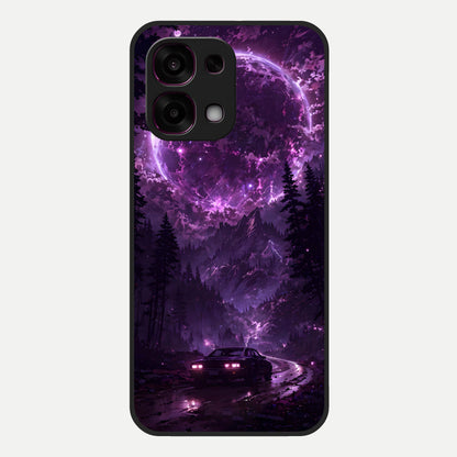  Eternal Cosmic Drive Glass Case For Oppo F31 5G back cover – full design glossy printed glass finish