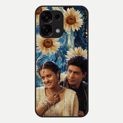  Eternal Love Story Glass Case For Oppo F31 5G back cover – full design glossy printed glass finish