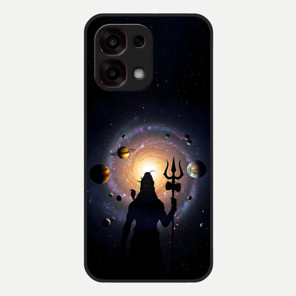  Galactic Shiva Vision Glass Case For Oppo F31 5G back cover – full design glossy printed glass finish