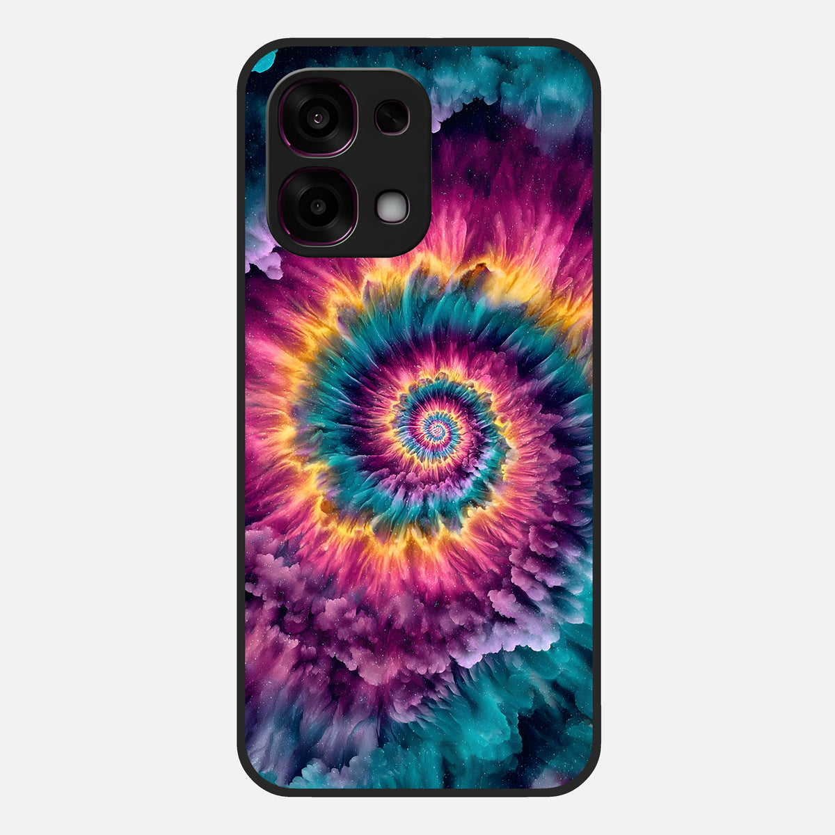  Galactic Spiral Burst Glass Case For Oppo F31 5G back cover – full design glossy printed glass finish
