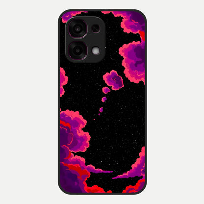  Galaxy Dream Frame Glass Case For Oppo F31 5G back cover – full design glossy printed glass finish
