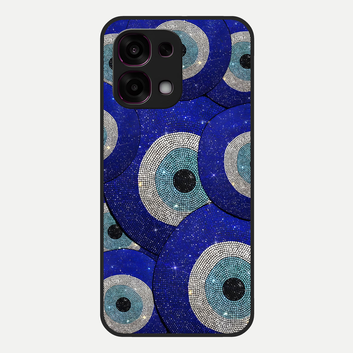  Galaxy Eye Flow Glass Case For Oppo F31 5G back cover – full design glossy printed glass finish