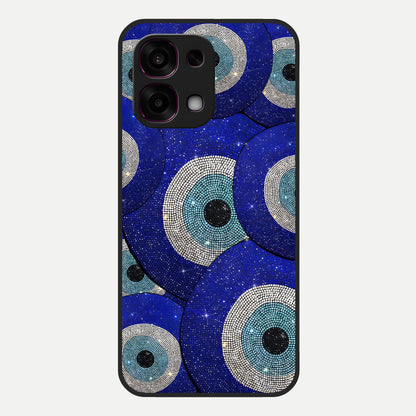  Galaxy Eye Flow Glass Case For Oppo F31 5G back cover – full design glossy printed glass finish