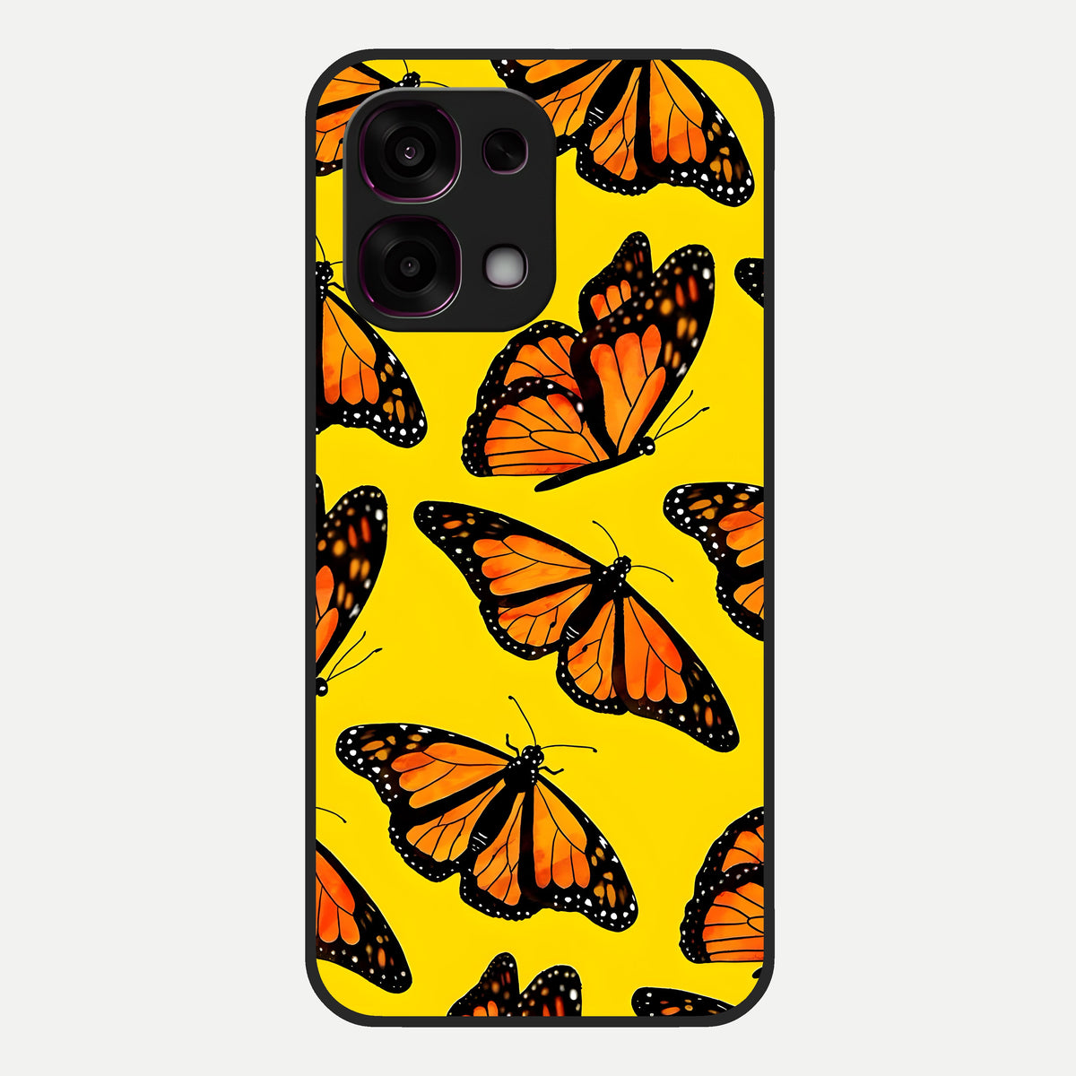  Golden Wing Flight Glass Case For Oppo F31 5G back cover – full design glossy printed glass finish