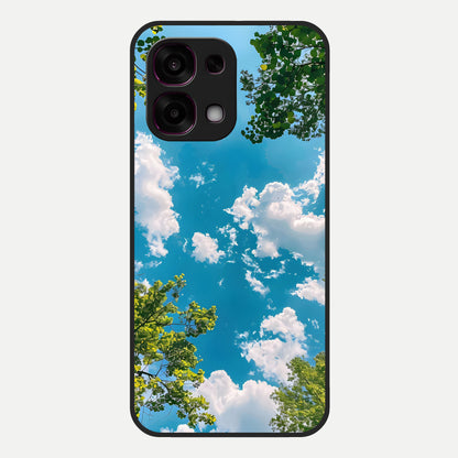  Green Moon Energy Glass Case For Oppo F31 5G back cover – full design glossy printed glass finish