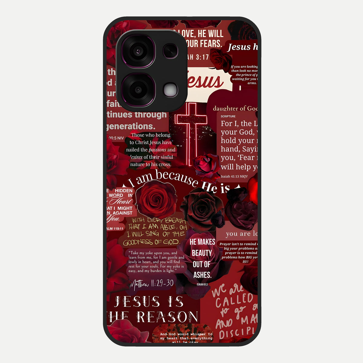  Jesus Love Heals Glass Case For Oppo F31 5G back cover – full design glossy printed glass finish