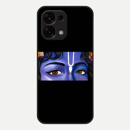  Krishna Eye Glass Case For Oppo F31 5G back cover – full design glossy printed glass finish