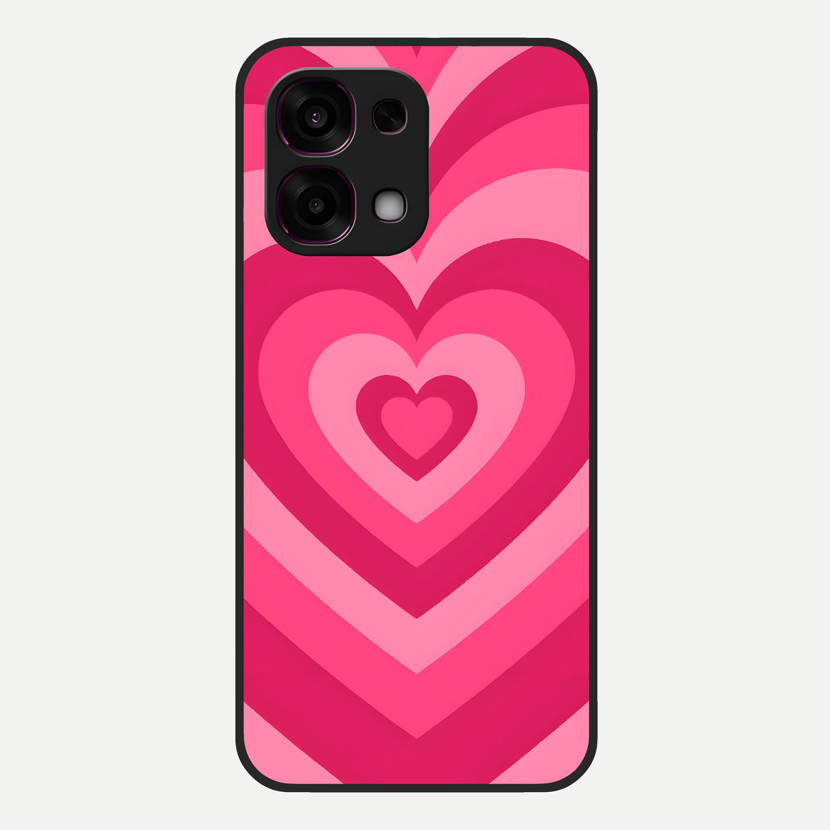  Layered Love Hearts Glass Case For Oppo F31 5G back cover – full design glossy printed glass finish