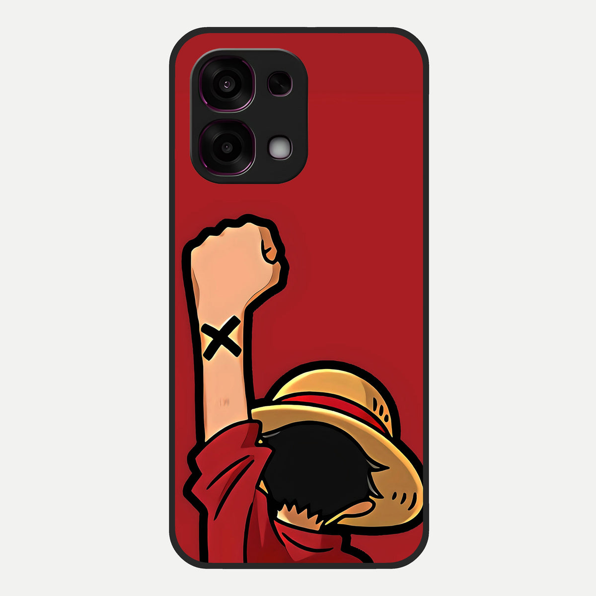  Luffy X Spirit Glass Case For Oppo F31 5G back cover – full design glossy printed glass finish