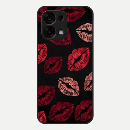  Midnight Kiss Love Glass Case For Oppo F31 5G back cover – full design glossy printed glass finish